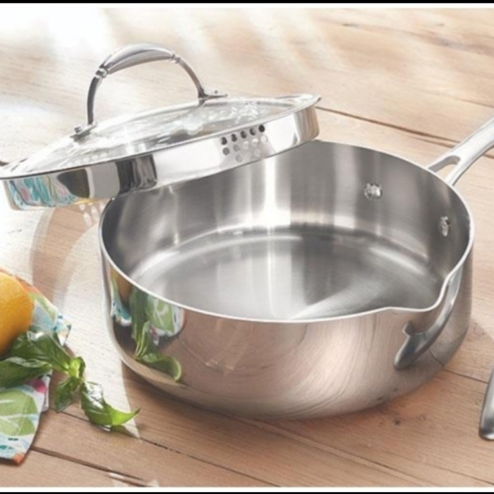 Princess Heritage Tri-ply 9" Straining Saute Pan